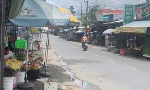 BÁN 265M2 ĐẤT VÀ NHÀ, 2 MẶT TIỀN KINH DOANH CHỢ NGÃ BA